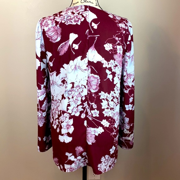 BCBG Max Azria Floral Print Blouse - Picture 6 of 7